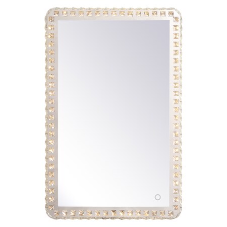 Elegant Decor Chrome Mirror - Lighted Led MRE62032C